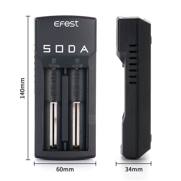 Efest Soda Charger Black